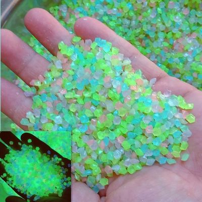 Fluorescent Particles Crafted into Ecofriendly Luminous Stones for Garden Walkways Decor Essential