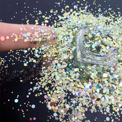Excellent Nail Art Effect Mixing Made Simple with Chameleon Glitter Powder