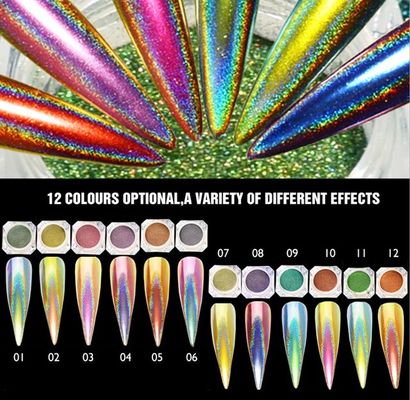 OEM/ODM Yes. Holographic Nail Powder for Poleyster Nails High Standar
