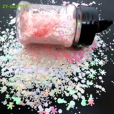 Create a Winter Wonderland with Our Christmas Snow Shaped Glitter in Bulk Bulk Materials Mix Shape Glitter Powder