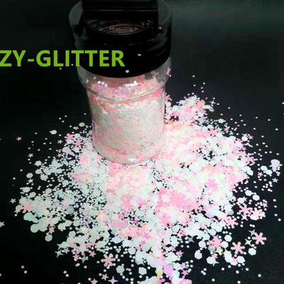 Create a Winter Wonderland with Our Christmas Snow Shaped Glitter in Bulk Bulk Materials Mix Shape Glitter Powder