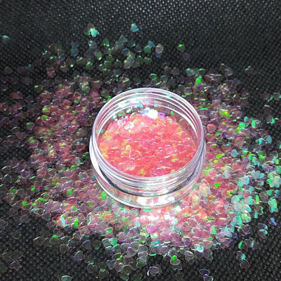 Ramadan Graduation Valentine's Day School PET Material Heart-Shaped Glitter with Bio Glitter Nails MOQ 1kg in 365 Colors