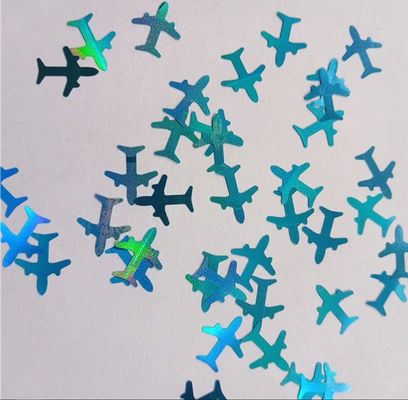 Professional Other Holiday Supplies 2025 Shaped Airplane Glitter Shape Plane with 3D Aircraft Shaped Glitter Airplane