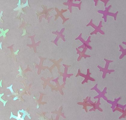 Professional Other Holiday Supplies 2025 Shaped Airplane Glitter Shape Plane with 3D Aircraft Shaped Glitter Airplane