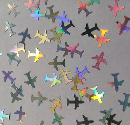 Professional Other Holiday Supplies 2025 Shaped Airplane Glitter Shape Plane with 3D Aircraft Shaped Glitter Airplane