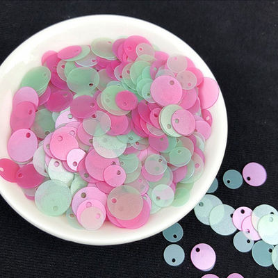 365 Colors 6mm 8mm 10mm MixesTop Hole Round Flat Loose Sequins for DIY Craft