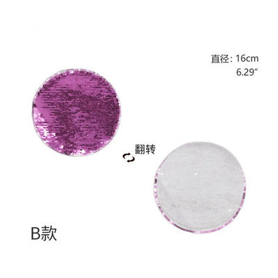 Other Holiday Supplies Custom PET Mirror Sequin Patches for Women's Dresses