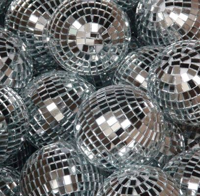 Hall Light Decoration Mini Disco Ball Ornaments Reflective Mirror Ball Decoration for Disco Themed Party