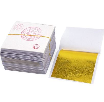 Customized Color Gold Foil Paper 9*9CM for Paper Cup Decoration Supplies