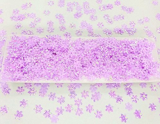 365 Colors Loose Flowers Polyester PET Industry Red Sequins Lace Fabric for Pets Products 2023 Flower Shape Manufactured