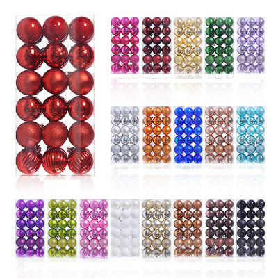 Festival Decoration Pick 36 PCS Shatterproof Christmas Ball Ornaments Set for Christmas Holiday Wreath Party Decorations