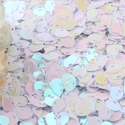 10mm Metallic Sequin Balloons 12 Inch Balloon Shape Glitter Sequins for Nail Beauty Products