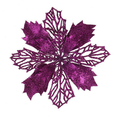 16CM Plastic Simulation Decorative Flower Christmas Wreath Perfect for DIY Hanging Christmas Party Decorations