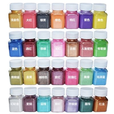 Nail Art Cosmetic Pearl Powder Lead Sub-Carbonate and Crystals Pearlescent Pigment Powder for Demand