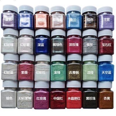 Nail Art Cosmetic Pearl Powder Lead Sub-Carbonate and Crystals Pearlescent Pigment Powder for Demand