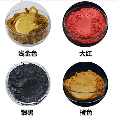 Nail Art Cosmetic Pearl Powder Lead Sub-Carbonate and Crystals Pearlescent Pigment Powder for Demand