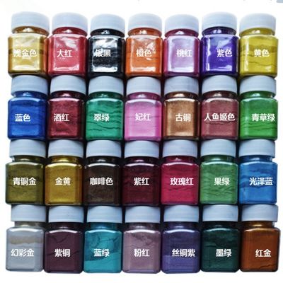 Nail Art Cosmetic Pearl Powder Lead Sub-Carbonate and Crystals Pearlescent Pigment Powder for Demand