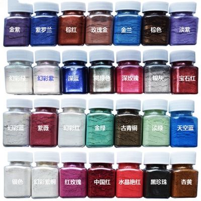 Nail Art Cosmetic Pearl Powder Lead Sub-Carbonate and Crystals Pearlescent Pigment Powder for Demand