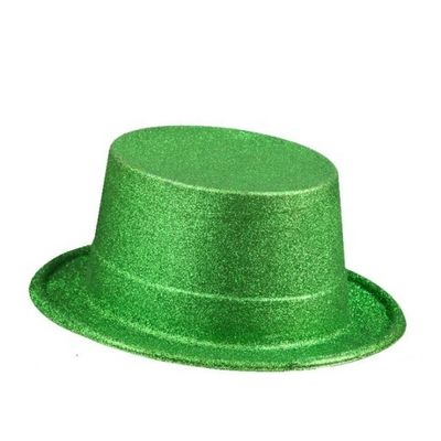 Customized Shape Magician Performed Hat Halloween Lincoln Hat With Glitter Powder Jazz Top Hat