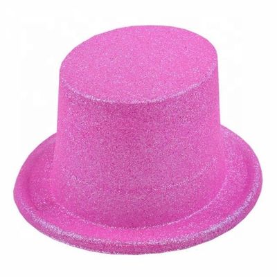 Customized Shape Magician Performed Hat Halloween Lincoln Hat With Glitter Powder Jazz Top Hat