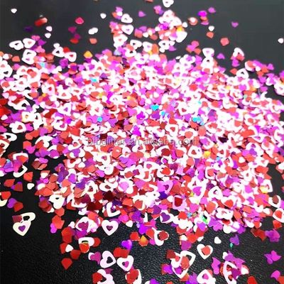 Valentines Day Glitter Shapes and Shaped Polyester for Ecofriendly Hot Models on Ramadan Graduation School Father's Day