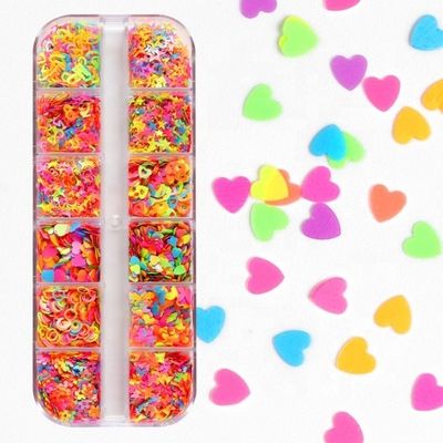 Excellent Nail Art Effect Sequins Nail Ocean Shape Glitter for Mickey m Tumbler Disne Neon Shaped Glitter pink Nail Supplies