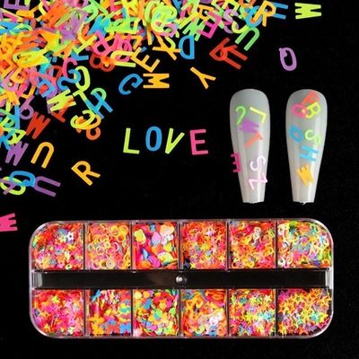 Excellent Nail Art Effect Sequins Nail Ocean Shape Glitter for Mickey m Tumbler Disne Neon Shaped Glitter pink Nail Supplies