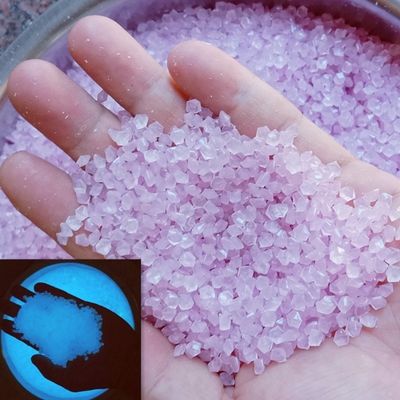 Fluorescent Particles Crafted into Ecofriendly Luminous Stones for Garden Walkways Decor Essential