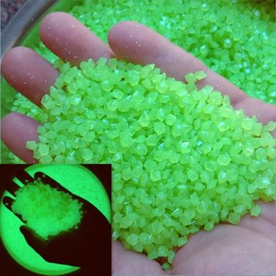 Fluorescent Particles Crafted into Ecofriendly Luminous Stones for Garden Walkways Decor Essential