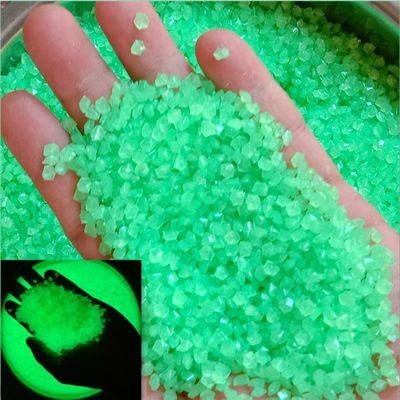 Fluorescent Particles Crafted into Ecofriendly Luminous Stones for Garden Walkways Decor Essential