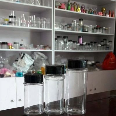 Glance Style Plastic Jar with Lid Shaker Bottles 2oz 4oz Gift Box PET Bottle and Jar