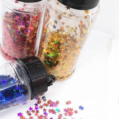 1oz 2oz 3oz 5oz Glitter Containers with Black Lid Sifter and Open Cap Print Method 1 color Shakers