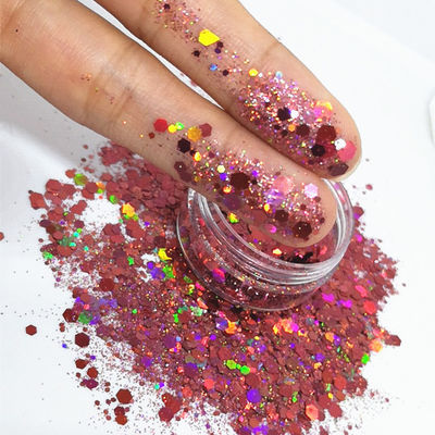 Crafting Essential 1kg Holographic Pink Chunky Eco-Friendly Glitter Powder for Ramadan Graduation and Valentine's Day
