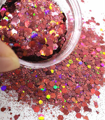 Crafting Essential 1kg Holographic Pink Chunky Eco-Friendly Glitter Powder for Ramadan Graduation and Valentine's Day