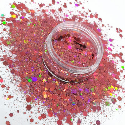 Crafting Essential 1kg Holographic Pink Chunky Eco-Friendly Glitter Powder for Ramadan Graduation and Valentine's Day