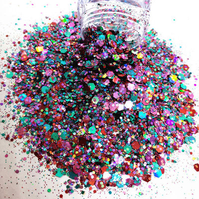 Thousand Choices Offered Glitter Shape Chunky Glitter 1 Kilo of Each Glitter for Christmas Celebration