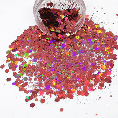 Holographic Chunky Shape Cosmetic Glitter Bulk 56 Colors for Nail Beauty Products and Distribution Network