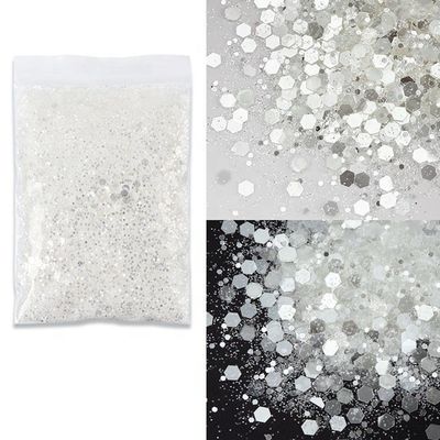 DIY Bagged Nail Astringent Glitter Flax Drop Glue Fill Flash Sheet Chunky Mixes Gold Glitter with Materials and OEM/ODM