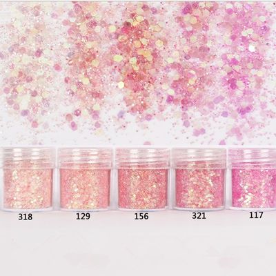 365 Colors Chunky Glitter for Nail and Body Excellent Nail Art Effect Biodegradable Glitter Powder