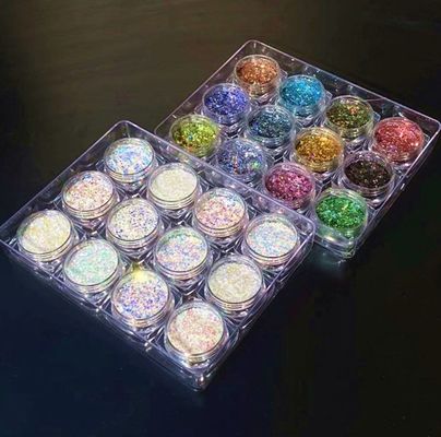 Chunky Glitter Mixed Printing Die Cutting Printing Nail Supply Flasy Glitter