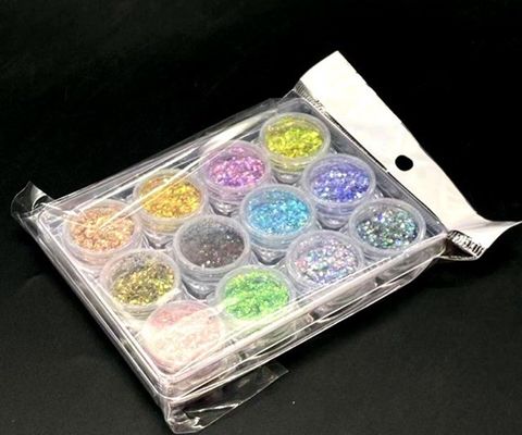 Chunky Glitter Mixed Printing Die Cutting Printing Nail Supply Flasy Glitter