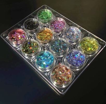 Chunky Glitter Mixed Printing Die Cutting Printing Nail Supply Flasy Glitter