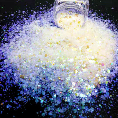 Polyester Christmas Decoration Supplies Free Samples FC FCC F NIB Glitter Mixes Shape and Benefit