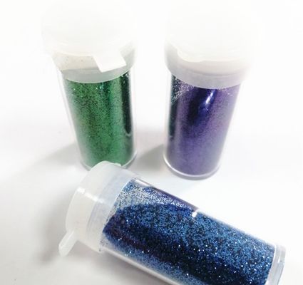 Various Shades of Blue Containers Glitter Bulk Perfect for Your Printing Needs