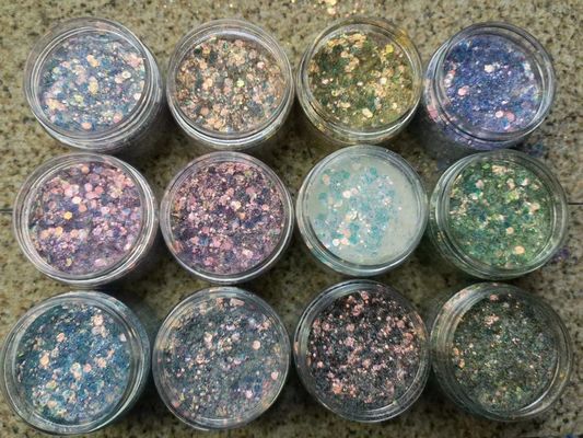 Mix Glitter Demon of Pupil and Confetti Sequins Ultrathin Mix Glitters 3D Nail Art Decoration for Christmas Occasion