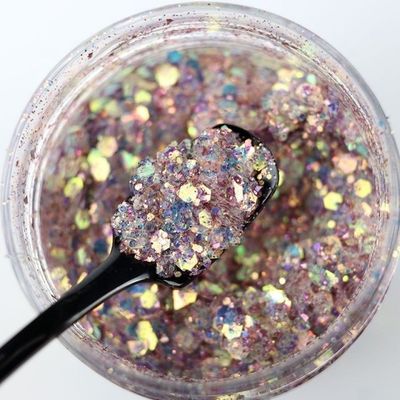 Print Method 1 Color Chunky Glitter Mix Bulk Evil Spirit Glitter for Tumbler and Eyes Mixes