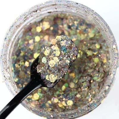 Print Method 1 Color Chunky Glitter Mix Bulk Evil Spirit Glitter for Tumbler and Eyes Mixes