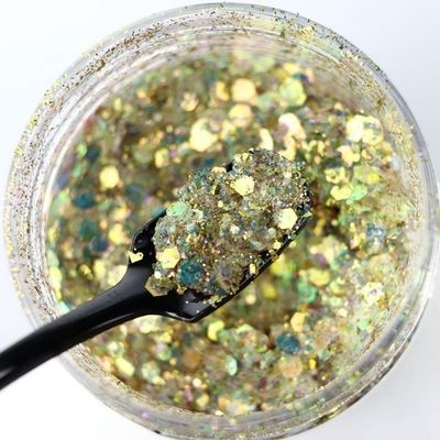 Print Method 1 Color Chunky Glitter Mix Bulk Evil Spirit Glitter for Tumbler and Eyes Mixes