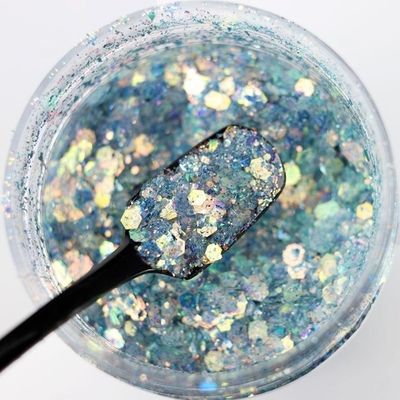 Print Method 1 Color Chunky Glitter Mix Bulk Evil Spirit Glitter for Tumbler and Eyes Mixes