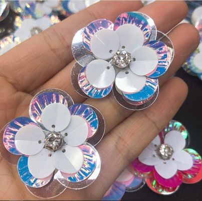 Top-Grade DIY Shell Flower Sequins for Women's Shoes Clothes Skirt Multi-Color Plastic Weddings Events Packaged in Boxes